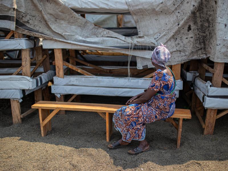Les femmes déplacées à Goma. Ph/MSF