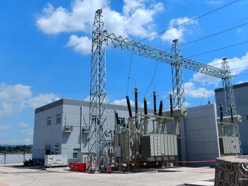 Un poste électrique à Kinshasa