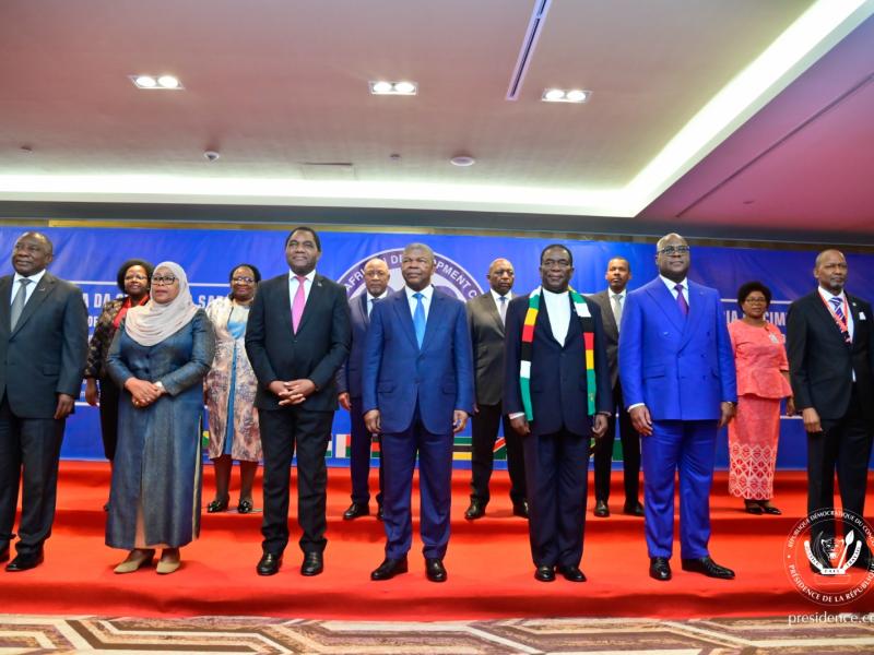 Participants au sommet de la SADC à Luanda