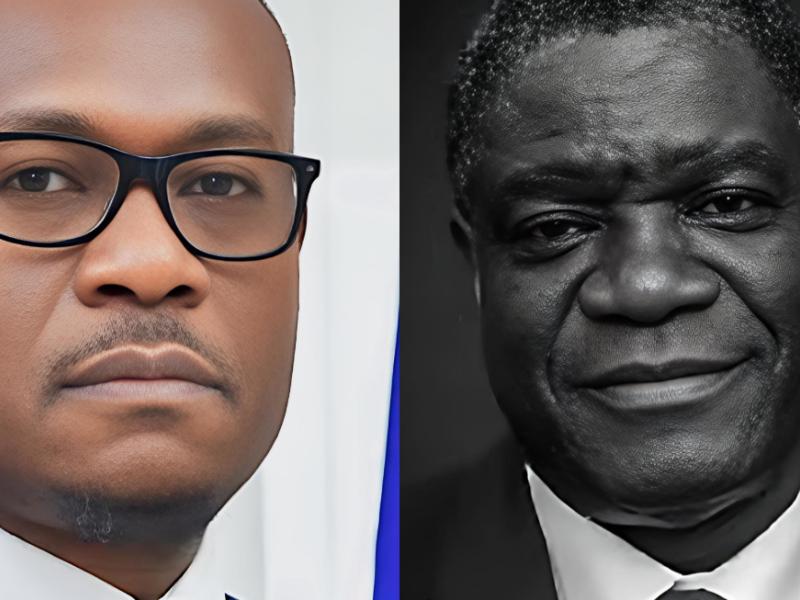 Delly Sesanga et Denis Mukwege