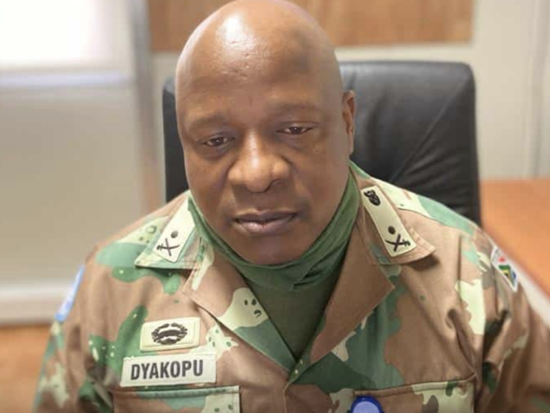  Major Général Monwabisi Dyakopu