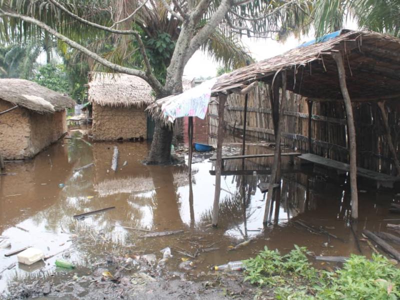 Inondation à Mbandaka, Ph. Hornela Mumbela