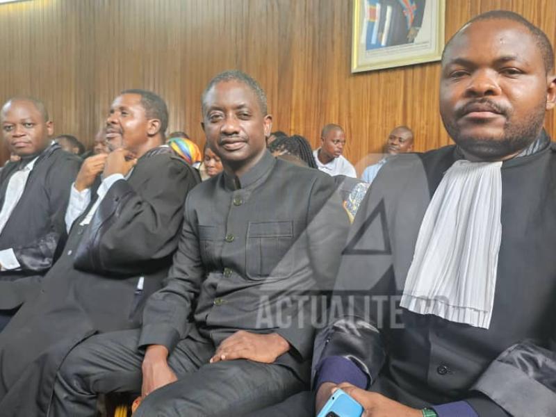Modero Nsimba et ses avocats