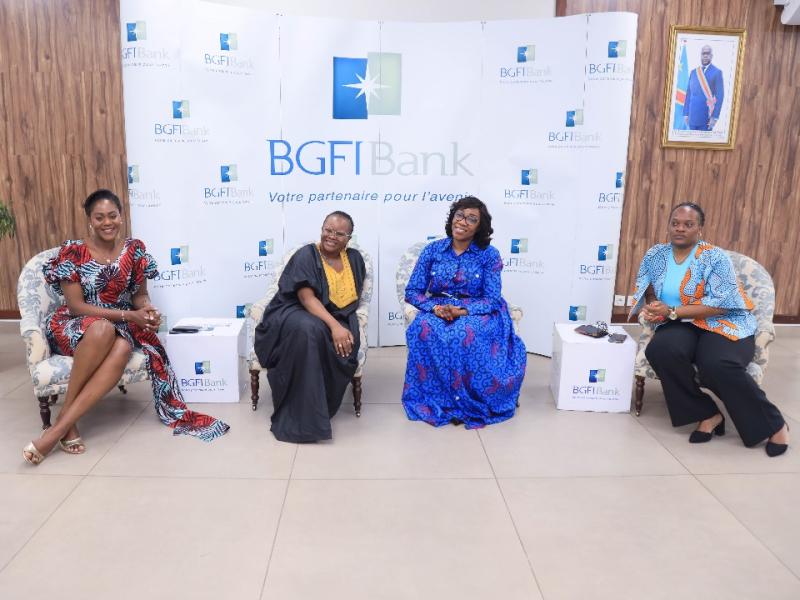 Les oratrices du jour, toutes responsables au sein de la BGFI Bank RDC
