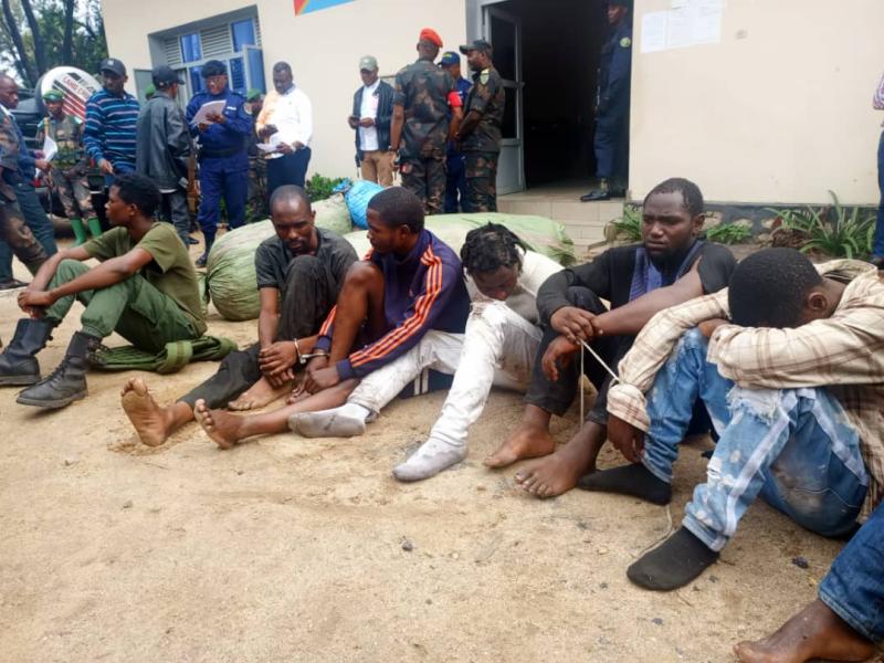 Des présumés criminels arrêtés dans le cadre de l’opération « Safisha muji wa Goma »