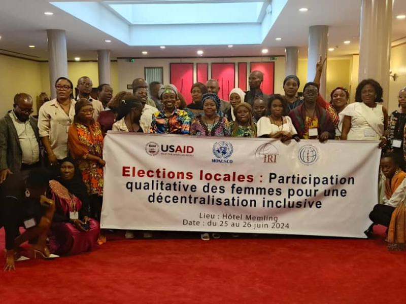 Clôture de l'atelier sur la participation qualitative des femmes pour une décentralisation inclusive aux élections locales 