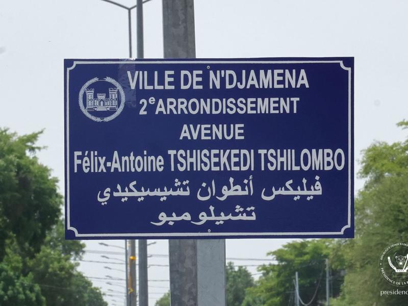 Avenue Tshisekedi à Ndjamena