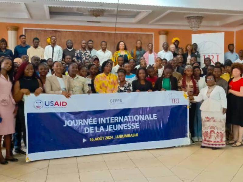 La jeunesse de Lubumbashi lors d'un échange organisé par IRI sur le secteur numérique 