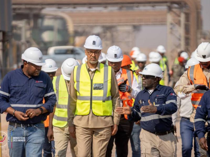 Le ministre des Mines dans les installations de Kamoa Copper