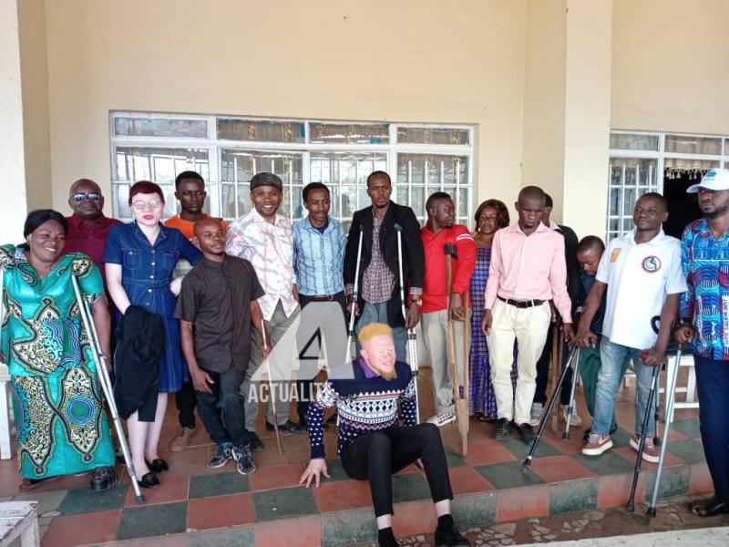 Les représentants des personnes en situation de handicap à Bukavu