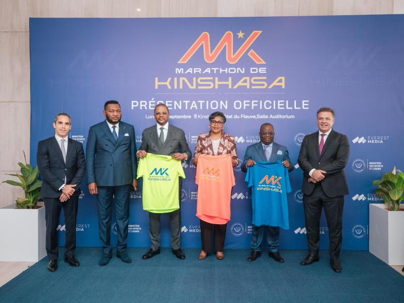 A la cérémonie officielle de présentation du premier marathon international de la RDC