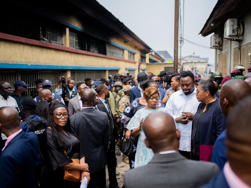 Judith Suminwa à Makala