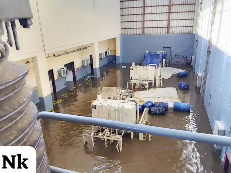 Inondation à la centrale hydroélectrique de Mobayi-Mbongo