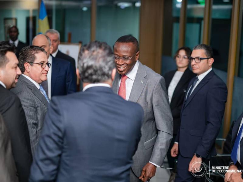 Rencontre entre le ministre Mukoko Samba et une délégation d'entrepreneurs égyptiens