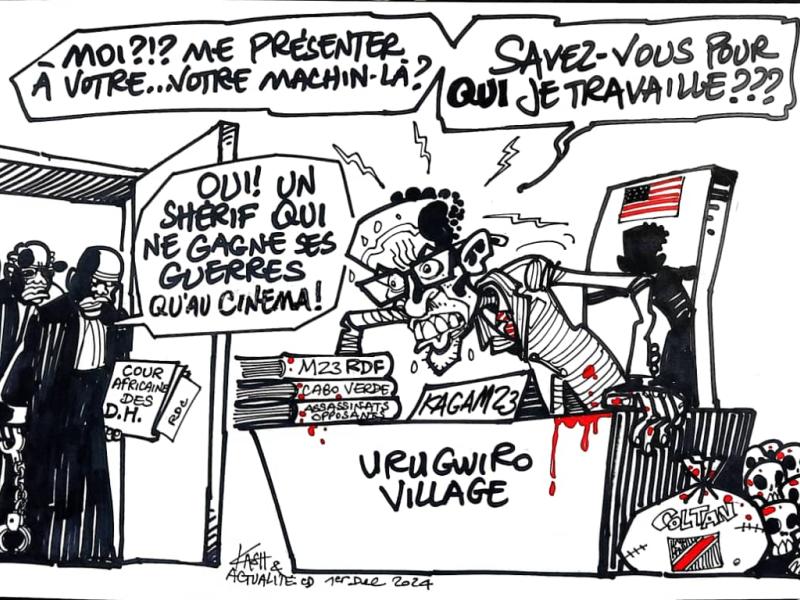 Caricature Kash/ACTUALITE.CD