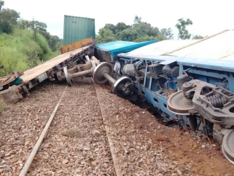 Le déraillement d'un train