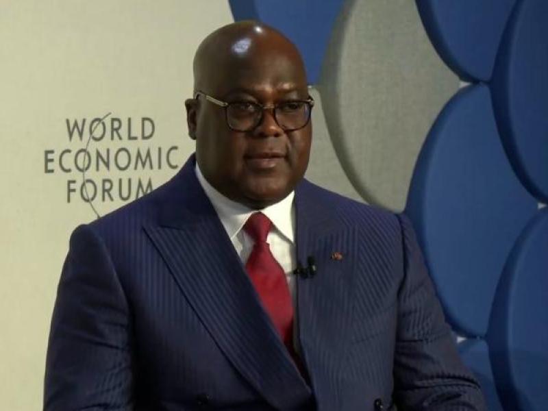 Félix Tshisekedi au Forum économique mondial de Davos