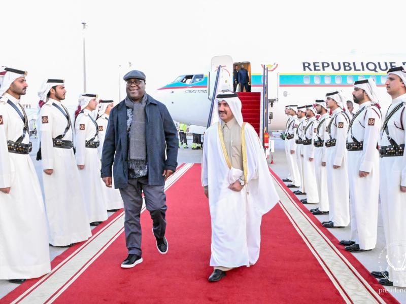 Felix Tshisekedi à Doha