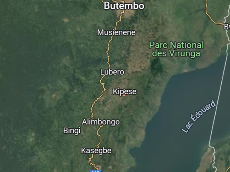 Kipese sur la carte