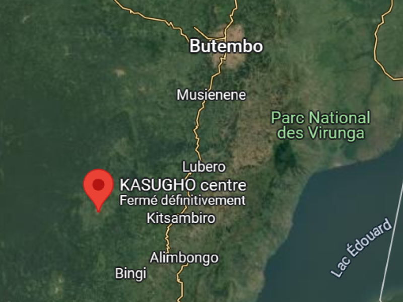 Kasugho sur la carte