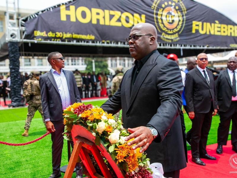 Félix Tshisekedi rend hommage au cacheur Edingwe