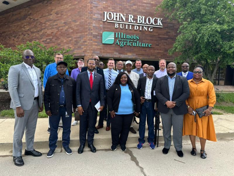 Une délégation officielle de la RDC lors d'une mission à l'Illinois (USA)