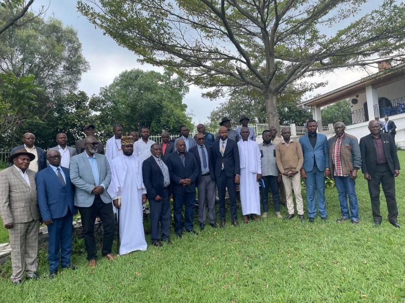 Kabila et les autorités coutumières à Goma