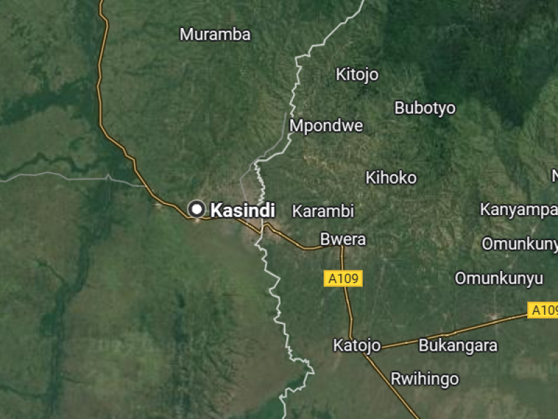 Kasindi sur la carte
