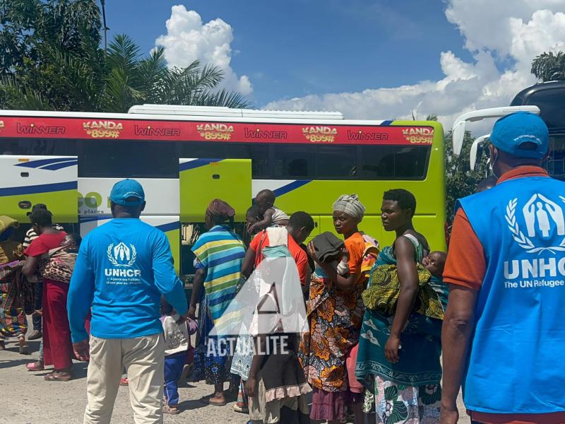 Des réfugiés rwandais rapatriés dans leur pays à partir de Goma