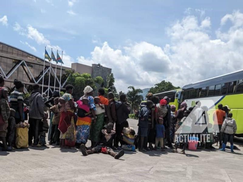 Des réfugiés rwandais rapatriés dans leur pays à partir de Goma