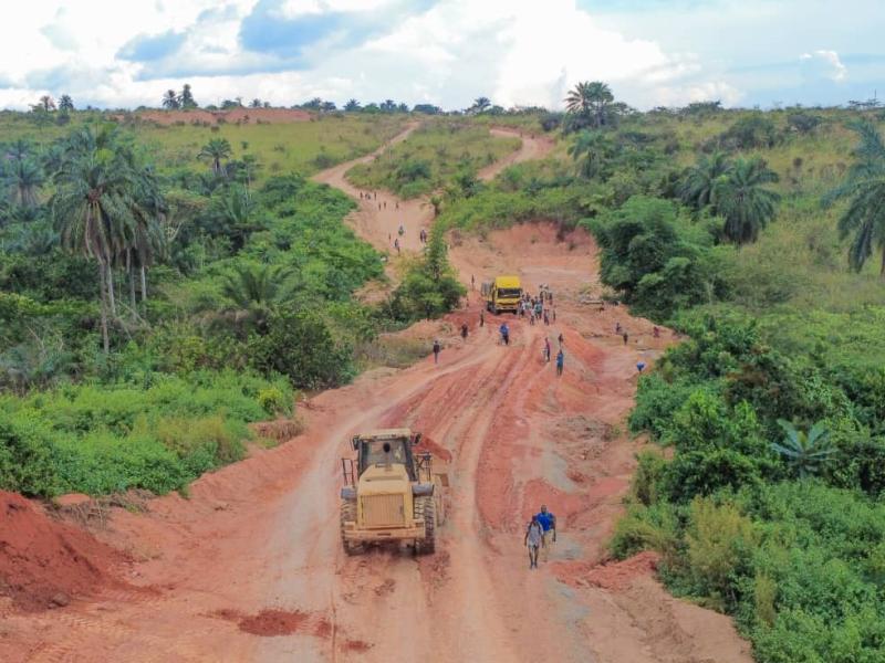 Route Kananga-Kalambambuji