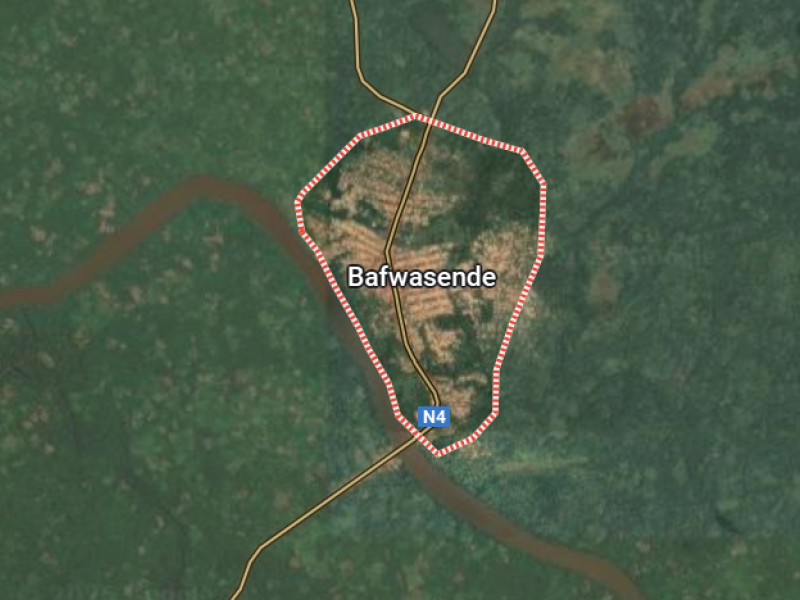Bafwasende sur la carte
