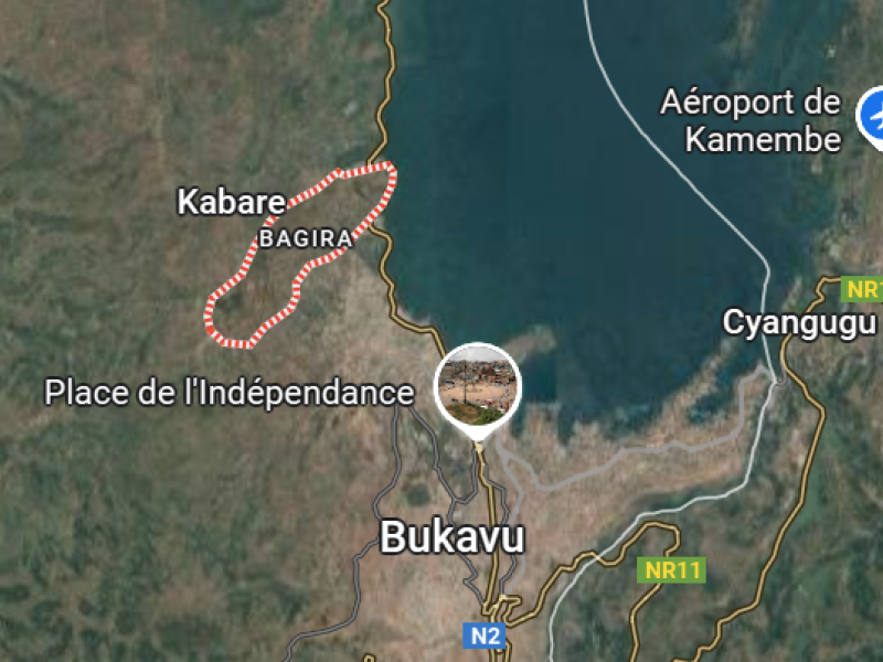 Bagira sur la carte