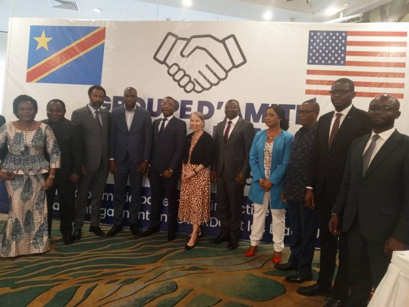 Les députés membres du Groupe d'amitié RDC-USA