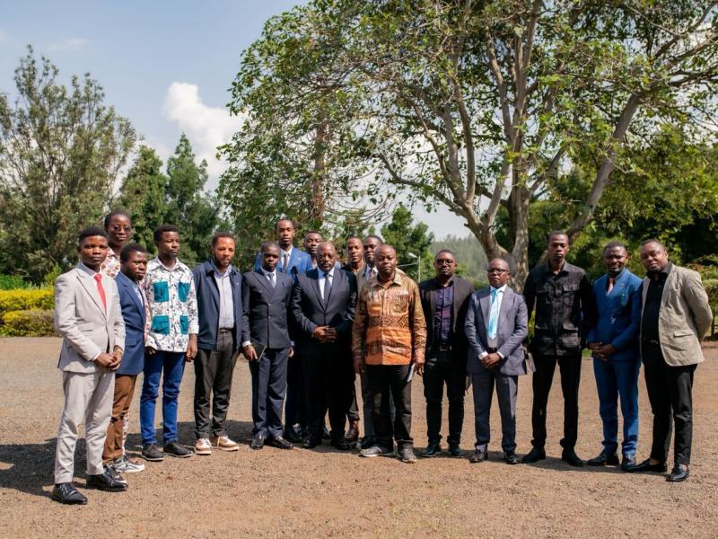 Joseph Kabila lors des consultations à Goma