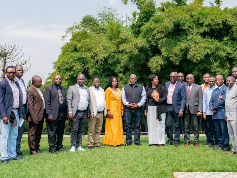 Kabila et les profs d'universités à Bukavu