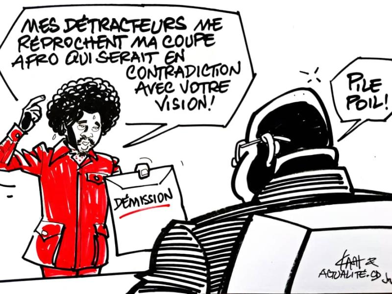 Caricature Kash/ACTUALITE.CD
