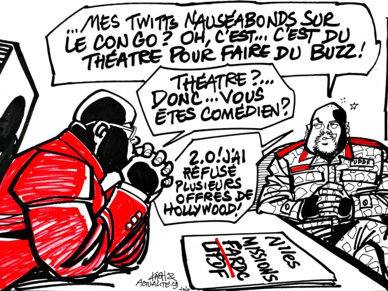 Caricature Kash/ACTUALITE.CD