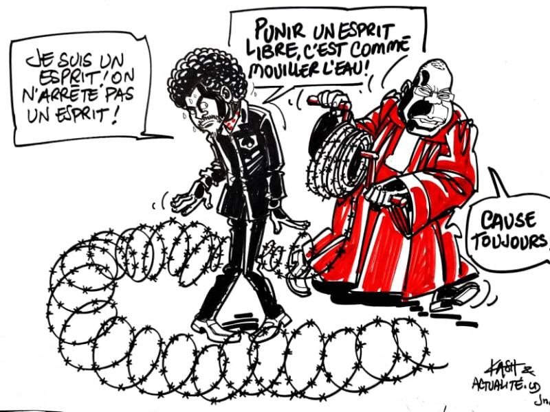 Caricature Kash/ACTUALITE.CD
