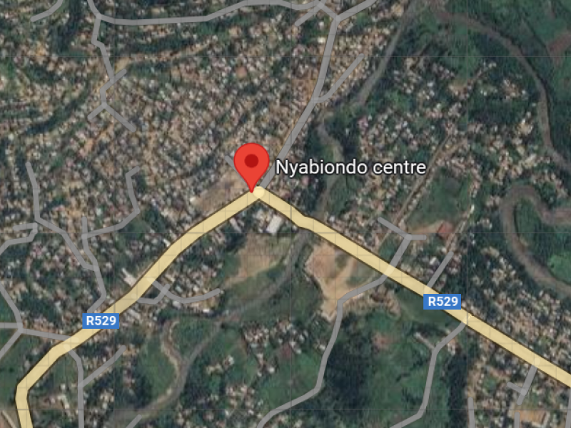 Nyabiondo sur la carte