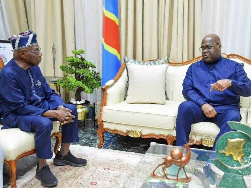 Olusegun Obasanjo et Félix Tshisekedi