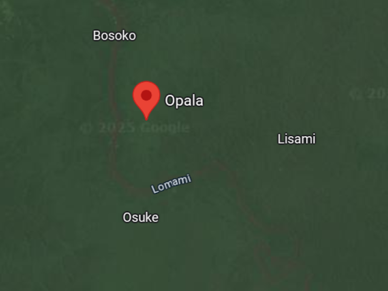 Opala sur la carte