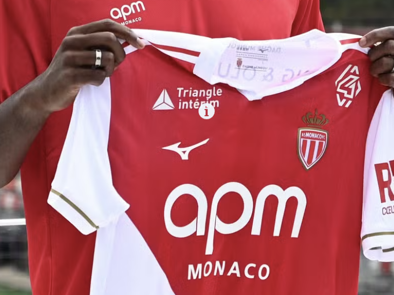 Maillot de l'AS Monaco