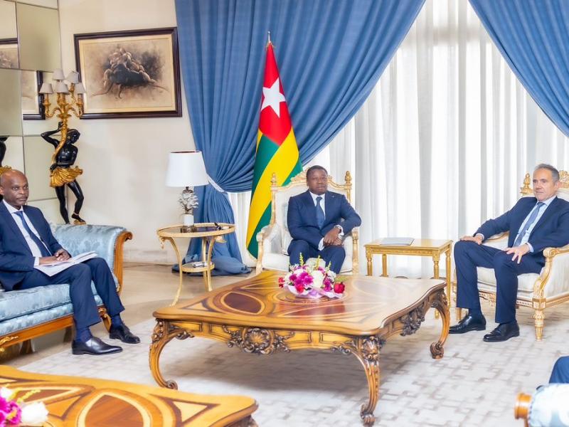 Faure Gnassingbé et Johan Borgstam 