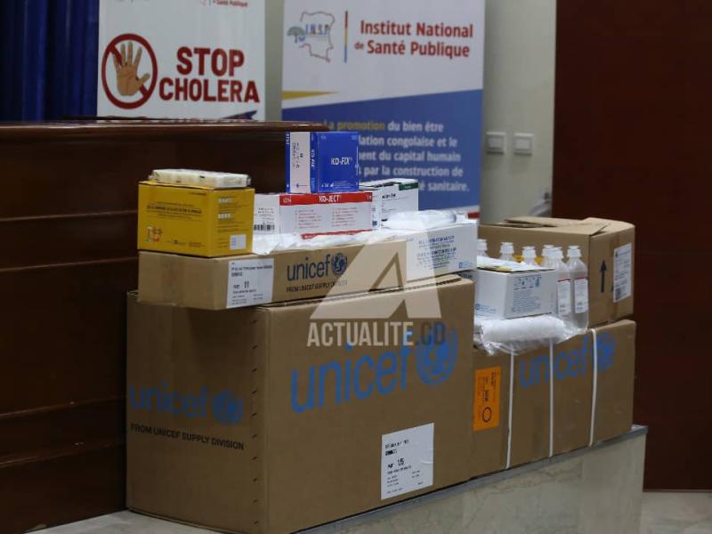 Lot des médicaments pour la riposte contre la choléra