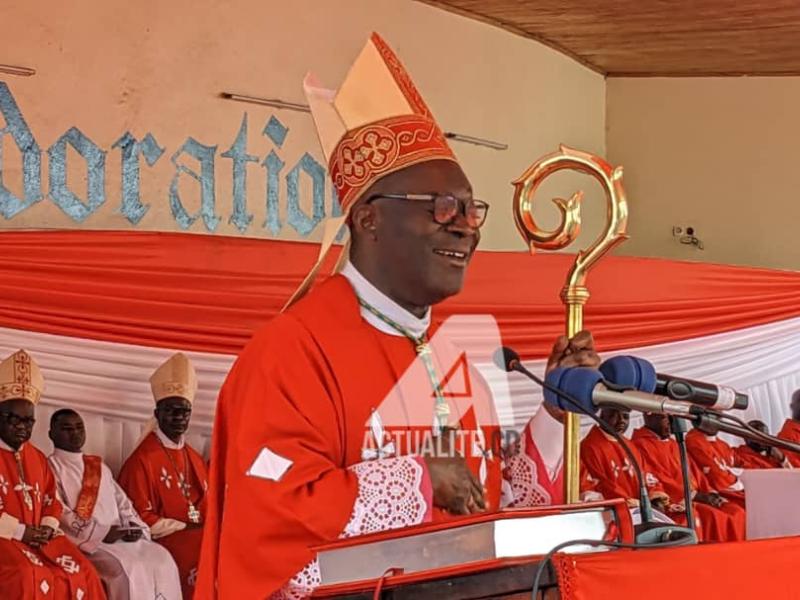 Mgr Fulgence Muteba, archevêque de Lubumbashi