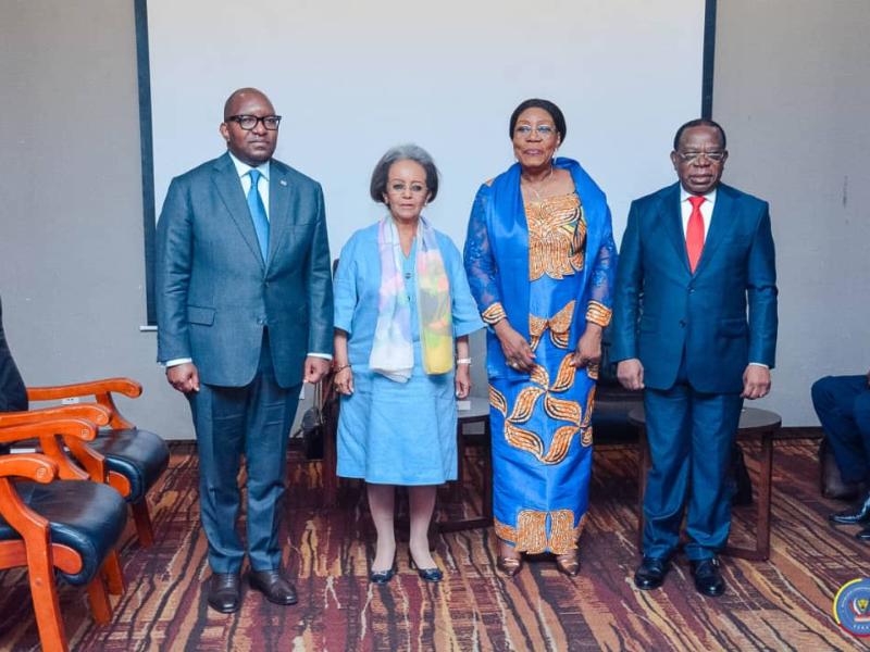 Sama Lukonde, Sahle-Work Zewde, Cathérine Panza, Bahati Lukwebo