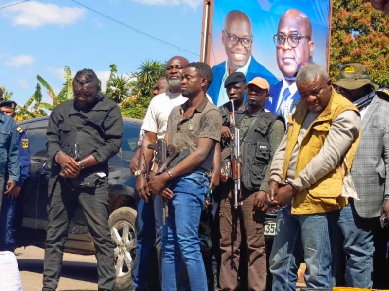 Arrestation de Mashimba Mpanya Aly