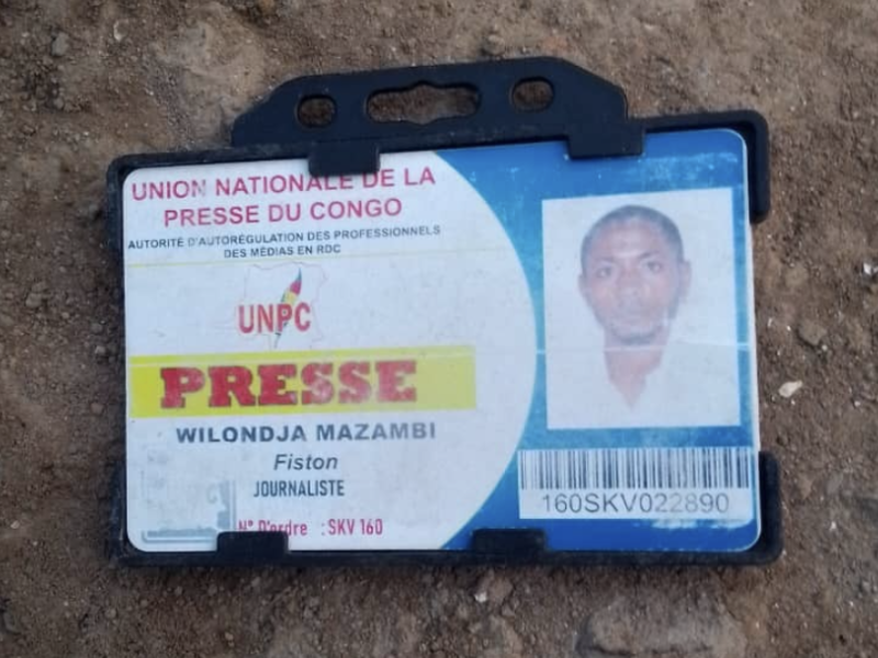 Carte de Fiston Wilondja Mazambi