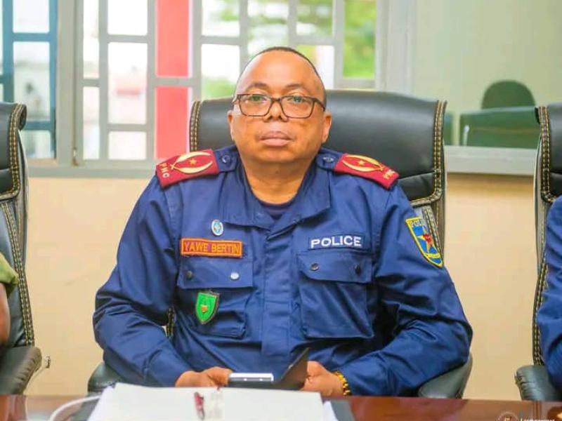 Le commissaire divisionnaire adjoint de la police Kongo Central 